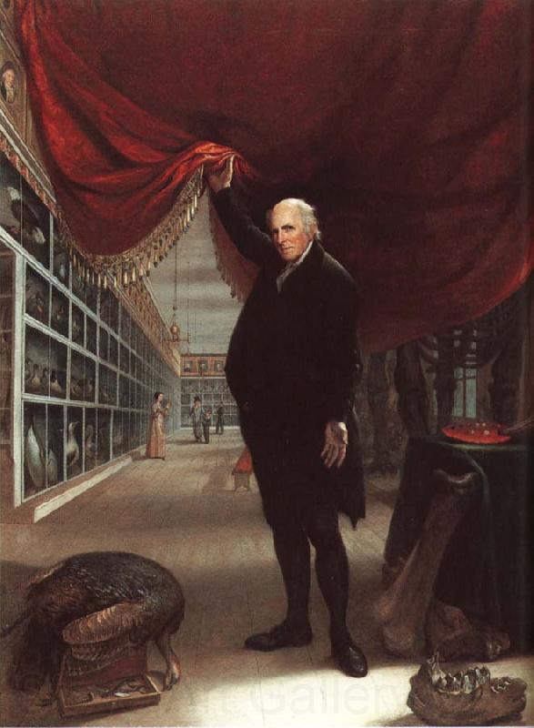 Charles Wilson Peale Artist in the Museum Norge oil painting art